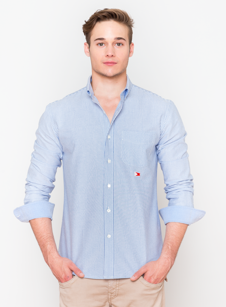 Cape Washed Oxford - Mens – wall + crown - coastal inspired, american ...